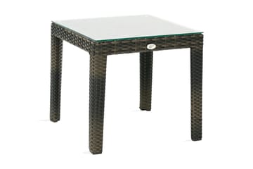 Avlastningsbord WICKER 50x50xH45cm aluminium - Hagemøbler & utemiljø - Hagebord - Loungebord & Sofabord utendørs