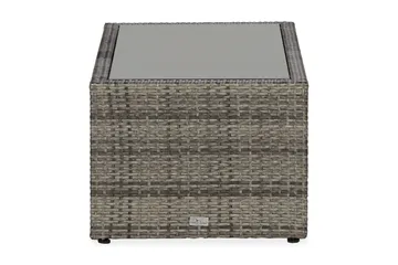 Bord Bahamas med Hylle 113x58 cm - Grå - Hagemøbler & utemiljø - Hagebord - Loungebord & Sofabord utendørs