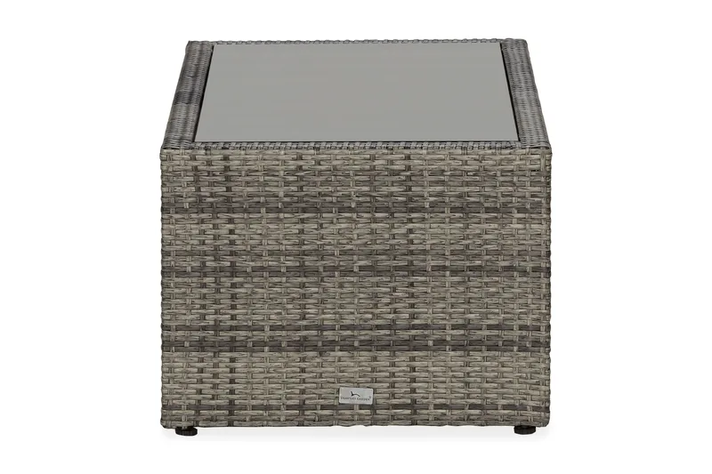 Bord Bahamas med Hylle 113x58 cm - Grå - Hagemøbler & utemiljø - Hagebord - Loungebord & Sofabord utendørs