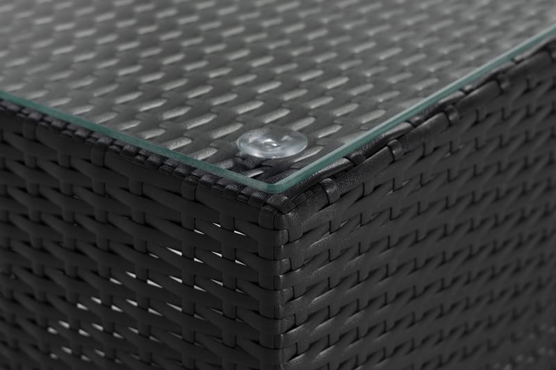 Bord Bahamas - Svart - Hagemøbler & utemiljø - Hagebord - Loungebord & Sofabord utendørs