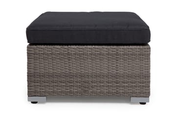 Divan/Bord Wisconsin Kunstrotting/Grå/Brun - Grå|Beige - Hagemøbler & utemiljø - Hagebord - Loungebord & Sofabord utendørs