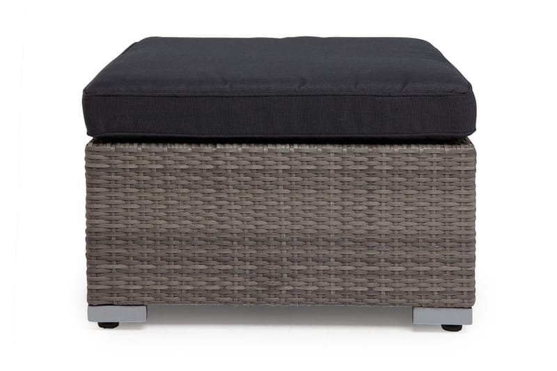 Divan/Bord Wisconsin Kunstrotting/Grå/Brun - Grå|Beige - Hagemøbler & utemiljø - Hagebord - Loungebord & Sofabord utendørs