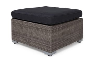 Divan/Bord Wisconsin Kunstrotting/Grå/Brun - Grå|Beige - Hagemøbler & utemiljø - Hagebord - Loungebord & Sofabord utendørs