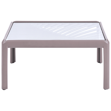 Sofabord utendørs Ferretti 69 cm - Grå/Beige - Hagemøbler & utemiljø - Hagebord - Loungebord & Sofabord utendørs