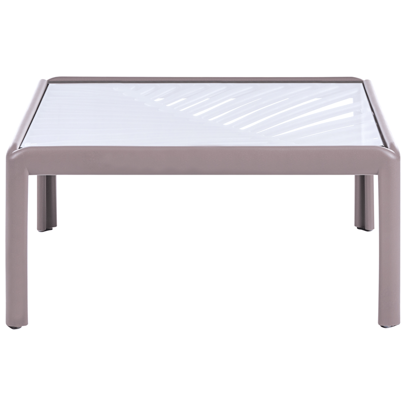 Sofabord utendørs Ferretti 69 cm - Grå/Beige - Hagemøbler & utemiljø - Hagebord - Loungebord & Sofabord utendørs