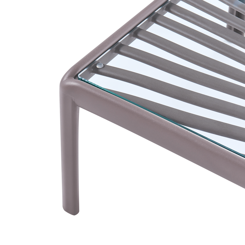 Sofabord utendørs Ferretti 69 cm - Grå/Beige - Hagemøbler & utemiljø - Hagebord - Loungebord & Sofabord utendørs