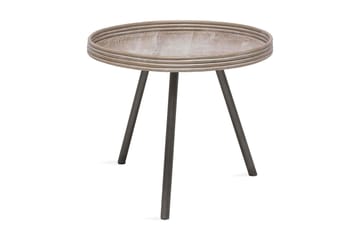 Hillerstorp Leicester Bord Ø50 Cm - Beige|Grå - Hagemøbler & utemiljø - Hagebord - Loungebord & Sofabord utendørs