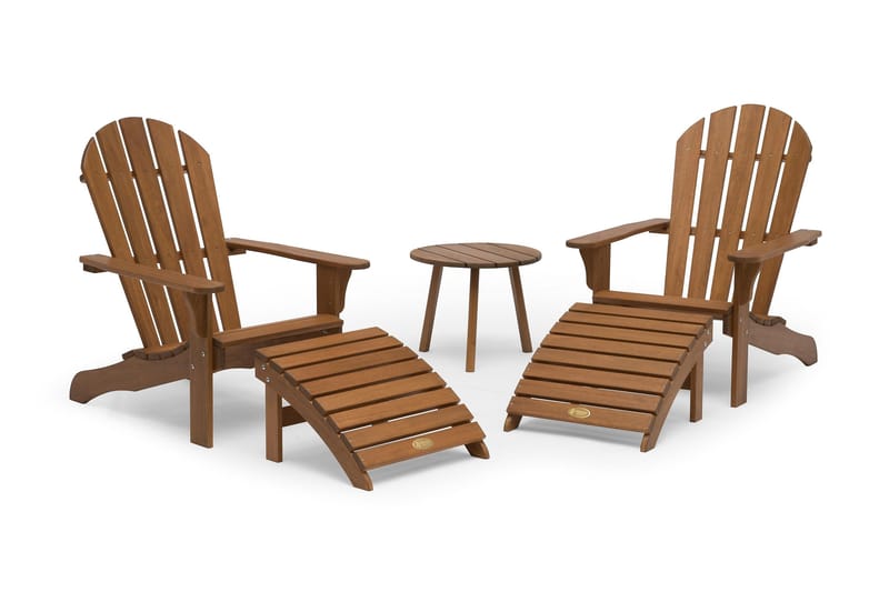 Hillerstorp Tennessee rundt sidebord utendørs 50 cm tre furu - Brun - Hagemøbler & utemiljø - Hagebord - Loungebord & Sofabord utendørs