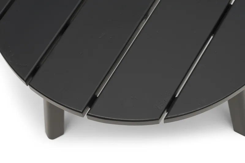 Hillerstorp Tennessee rundt sidebord utendørs 50 cm tre furu - Svart - Hagemøbler & utemiljø - Hagebord - Loungebord & Sofabord utendørs