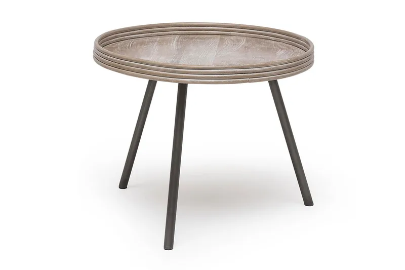 Leicester Bord Ø60 cm, Grå|Beige