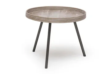 Leicester Bord Ø60 cm - Grå|Beige - Hagemøbler & utemiljø - Hagebord - Loungebord & Sofabord utendørs