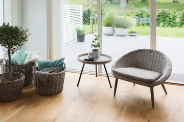 Leicester Bord Ø60 cm - Grå|Beige - Hagemøbler & utemiljø - Hagebord - Loungebord & Sofabord utendørs