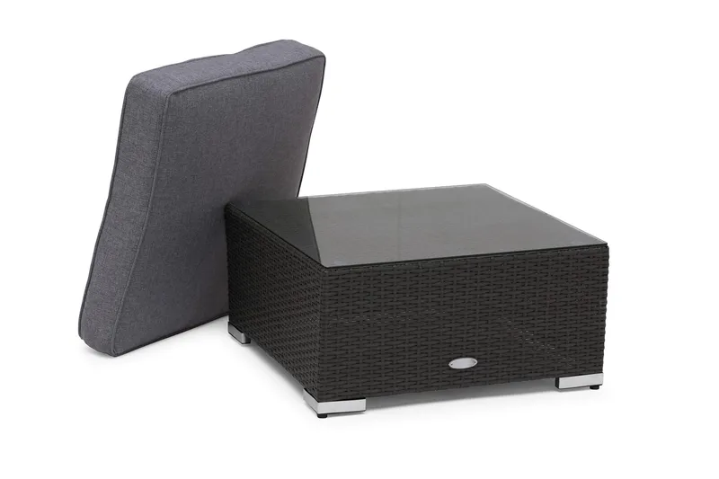 Madison Divan/Bord - Svart - Hagemøbler & utemiljø - Hagebord - Loungebord & Sofabord utendørs