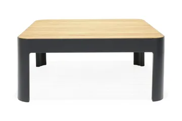 Portals Cafébord 72 cm - Svart/Tre - Hagemøbler & utemiljø - Hagebord - Loungebord & Sofabord utendørs