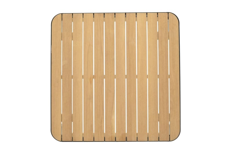 Portals Cafébord 72 cm - Svart/Tre - Hagemøbler & utemiljø - Hagebord - Loungebord & Sofabord utendørs