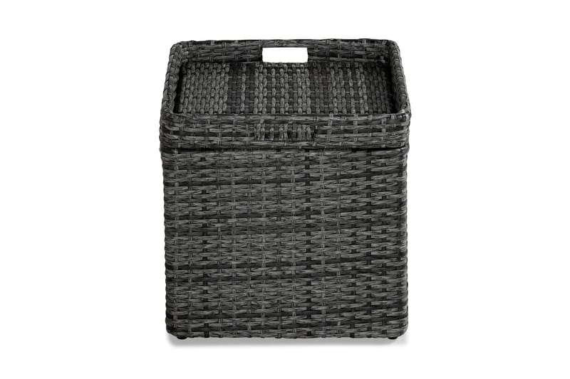 Sidebord Bahamas med Oppbevaring 45x45 cm - Grå - Loungebord & Sofabord utendørs