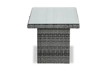 Sofabord Bahamas 100x60 cm Høyt - Grå - Hagemøbler & utemiljø - Hagebord - Loungebord & Sofabord utendørs
