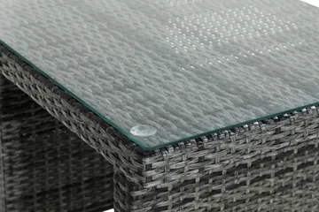 Sofabord Bahamas 100x60 cm Høyt - Grå - Hagemøbler & utemiljø - Hagebord - Loungebord & Sofabord utendørs