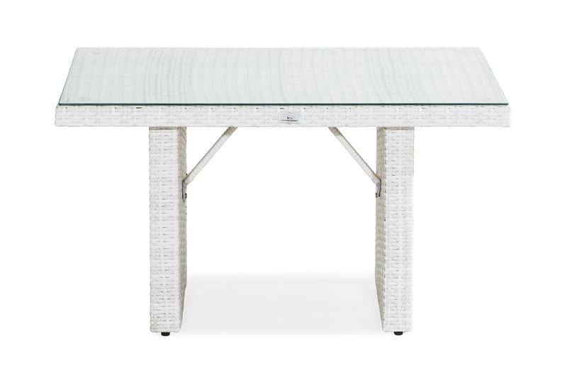 Sofabord Bahamas 100x60 cm Høyt - Hvit - Loungebord & Sofabord utendørs