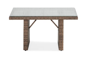 Sofabord Bahamas 100x60 cm Høyt - Sand - Hagemøbler & utemiljø - Hagebord - Loungebord & Sofabord utendørs