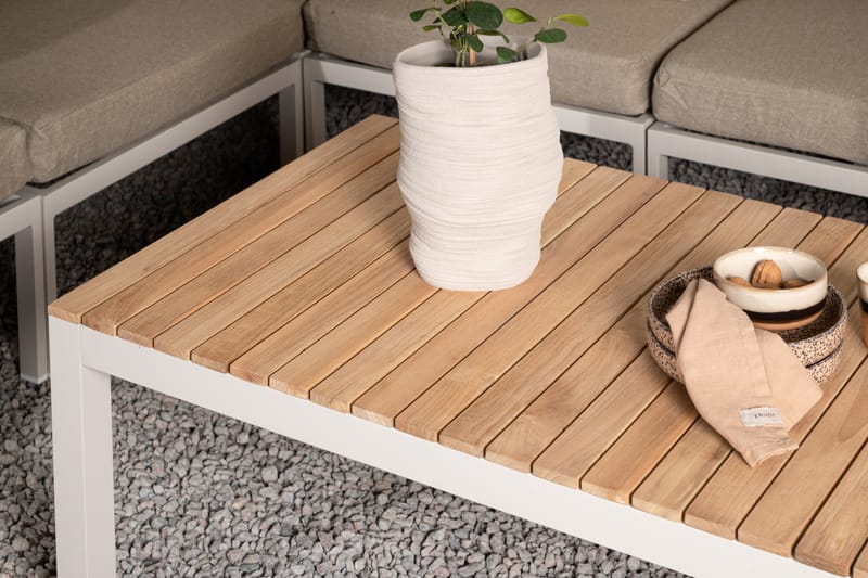 Sofabord Brasilia 110x60 Hvit - Venture Home - Loungebord & Sofabord utendørs