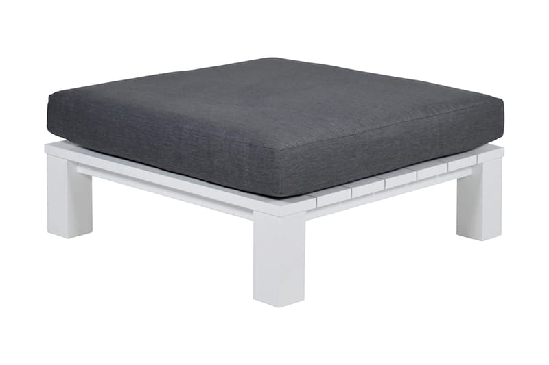 Sofabord Cube 100 cm Hvit/Svart - Garden Impressions - Loungebord & Sofabord utendørs
