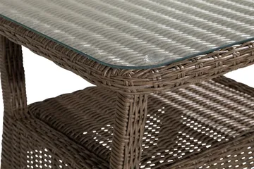 Sofabord Marcus 80x80 cm Høyt - Natur - Hagemøbler & utemiljø - Hagebord - Loungebord & Sofabord utendørs