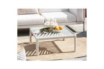 Soffbord Beliani Ferretti Beige - Hagemøbler & utemiljø - Hagebord - Loungebord & Sofabord utendørs