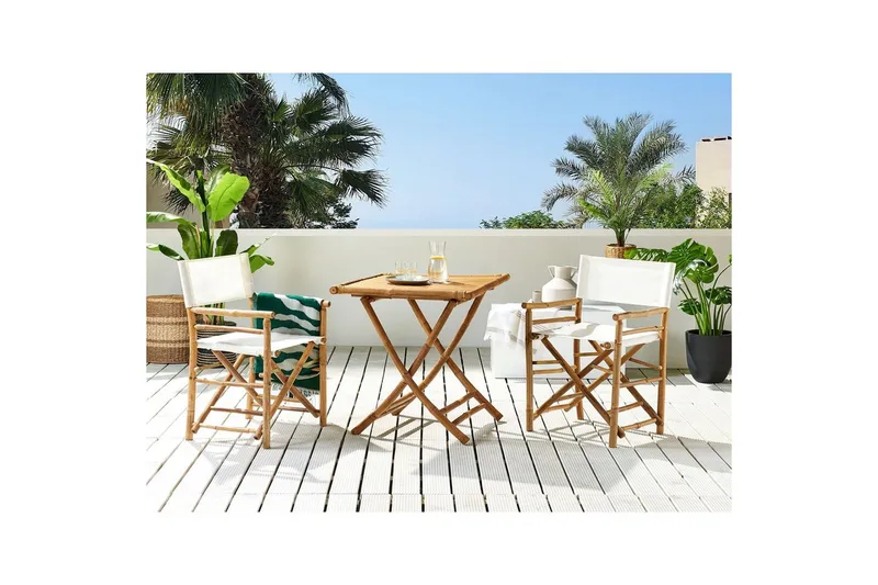 Soffbord Beliani Molise Light wood - Hagemøbler & utemiljø - Hagebord - Loungebord & Sofabord utendørs
