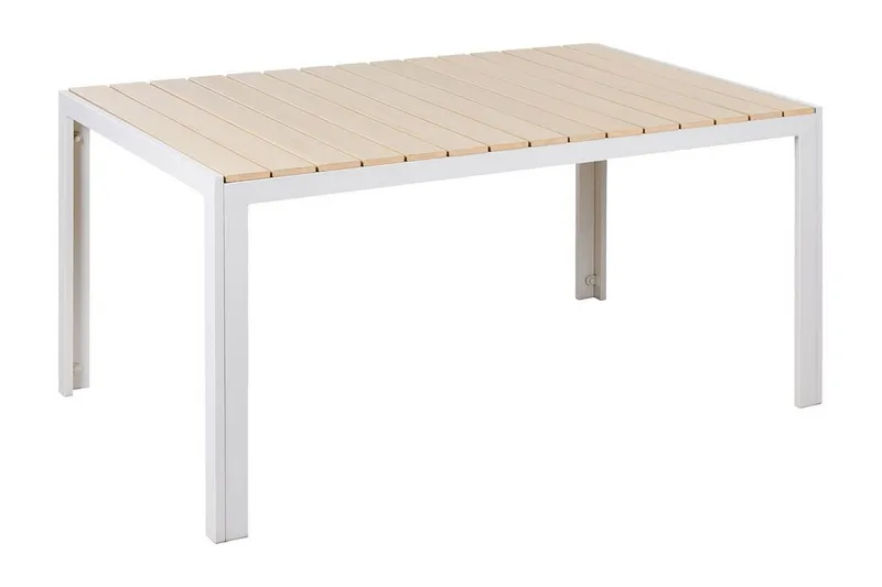 Spisebord Grosseto 150x90 cm, Beige/Hvit