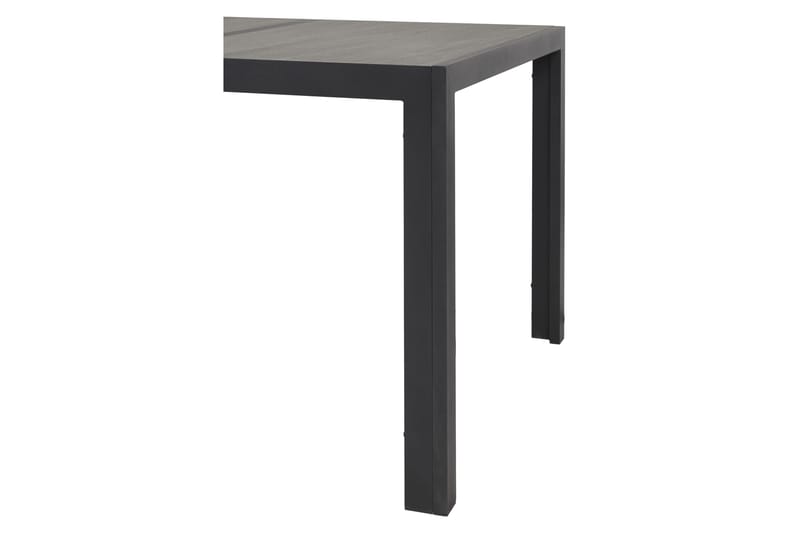 Spisebord Kenys 195 cm - Svart/Grå - Spisebord ute