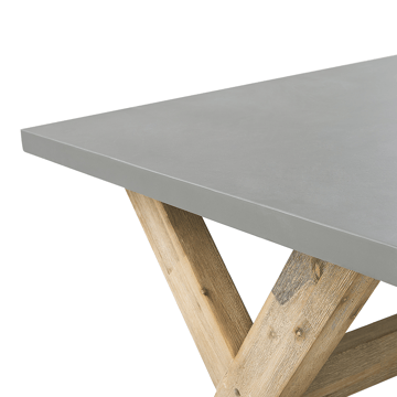 Spisebord Olbia 200 cm - Grå - Hagemøbler & utemiljø - Hagebord - Spisebord ute