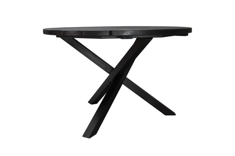 Spisebord Scottsdale Rundt 112 cm - Kaffesvart - Spisebord ute