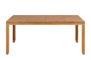Spisebord Taviano 90x180 cm - Lysebrun - Hagemøbler & utemiljø - Hagebord - Spisebord ute