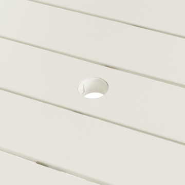 Spisebord Terenzo 160 cm - Lys beige - Hagemøbler & utemiljø - Hagebord - Spisebord ute