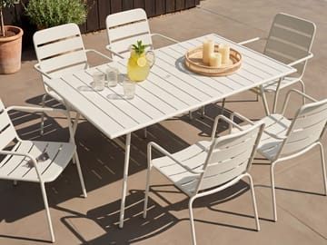 Spisebord Terenzo 160 cm - Lys beige - Hagemøbler & utemiljø - Hagebord - Spisebord ute