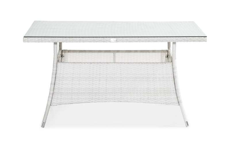 Spisebord Thor 140x90 cm - Hvit - Spisebord ute
