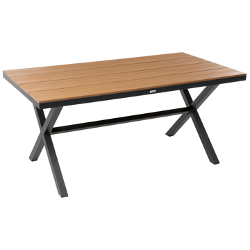 Spisebord Tiano 160 cm - Brun - Hagemøbler & utemiljø - Hagebord - Spisebord ute