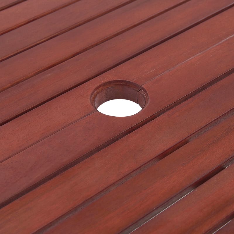 Spisebord Toscana 220 cm - Mørkerød - Hagemøbler & utemiljø - Hagebord - Spisebord ute