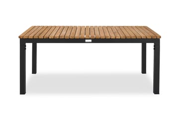 Bahamas Sofabord Utendørs 110x60 cm - Svart|Teak - Hagemøbler & utemiljø - Hagebord - Spisebord ute