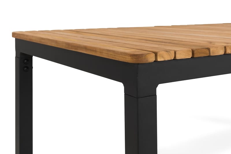 Bahamas Sofabord Utendørs 110x60 cm - Svart|Teak - Hagemøbler & utemiljø - Hagebord - Spisebord ute