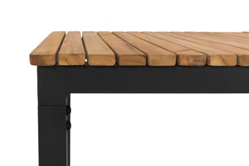 Bahamas Sofabord Utendørs 110x60 cm - Svart|Teak - Hagemøbler & utemiljø - Hagebord - Spisebord ute