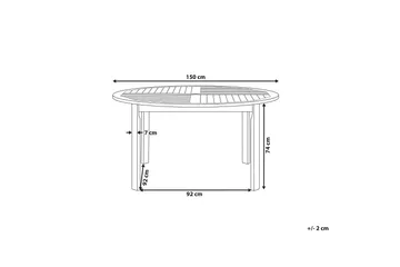 Barrata Spisebord 150 cm - Akasie - Hagemøbler & utemiljø - Hagebord - Spisebord ute