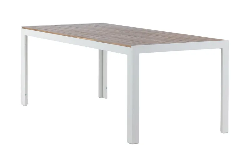 Bois Spisebord 200 cm - Brun/Hvit - Hagemøbler & utemiljø - Hagebord - Spisebord ute