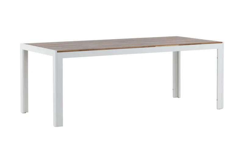 Bois Spisebord 200 cm - Brun/Hvit - Hagemøbler & utemiljø - Hagebord - Spisebord ute