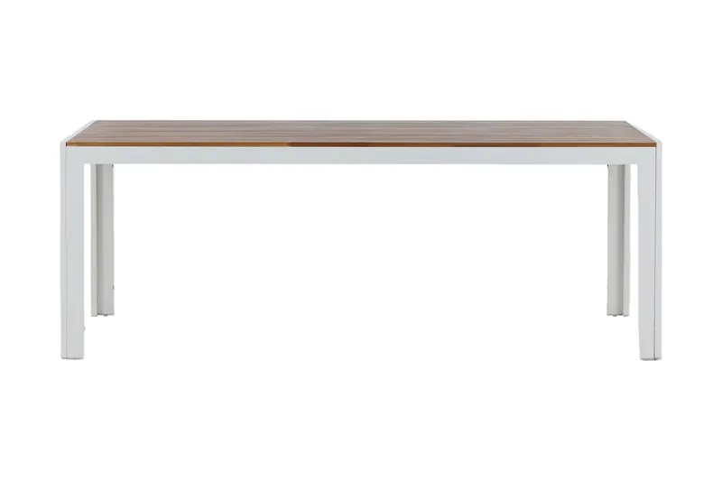 Bois Spisebord 200 cm - Brun/Hvit - Hagemøbler & utemiljø - Hagebord - Spisebord ute