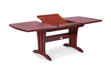 Bord 90x150/210 cm Mahognilasert Furu - Mahognilasert - Hagemøbler & utemiljø - Hagebord - Spisebord ute