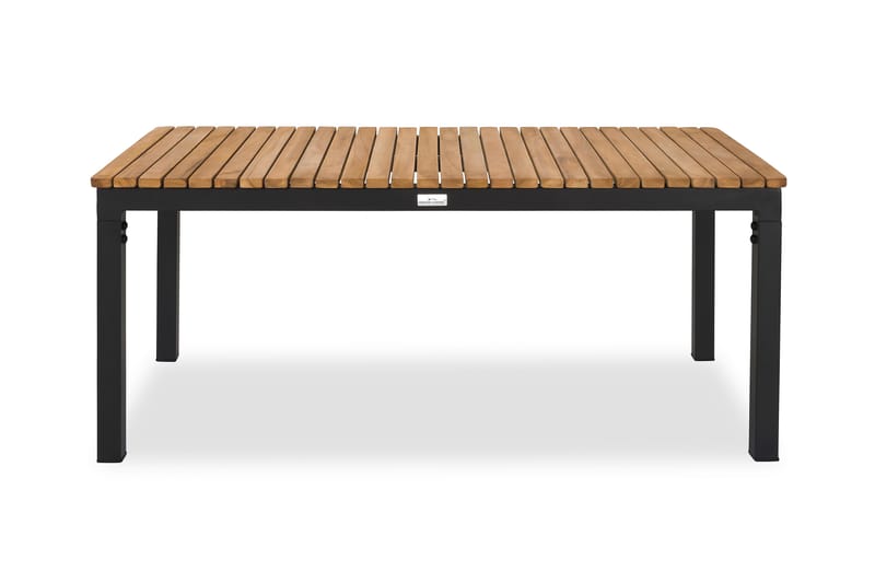 Bord Bahamas 110x60 - Svart|Teak - Spisebord ute