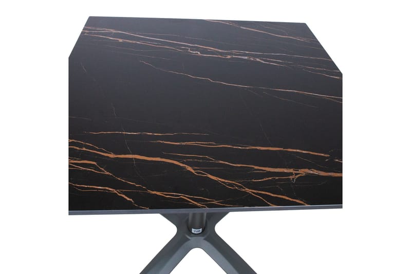Bord Beida 70x70xH72 cm Grå - Hagemøbler & utemiljø - Hagebord - Spisebord ute