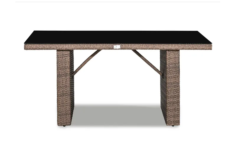 Bord James 145 cm - Sand/Glass - Hagemøbler & utemiljø - Hagebord - Spisebord ute